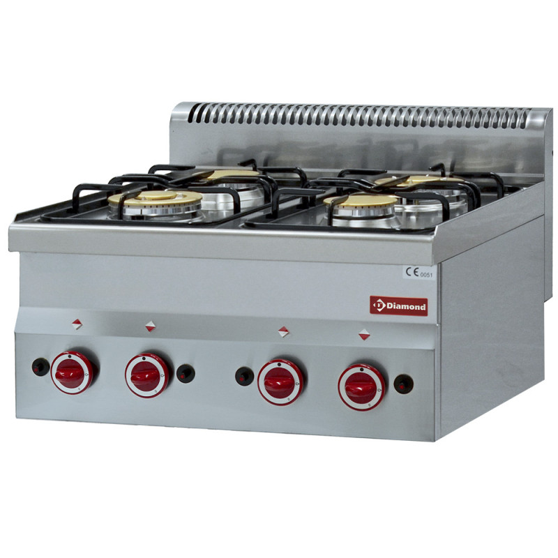 Cuisinière 4 feux gaz -Top-