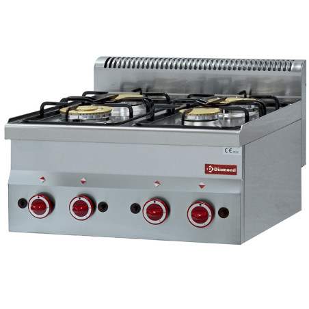 Cuisinière 4 feux gaz -Top-