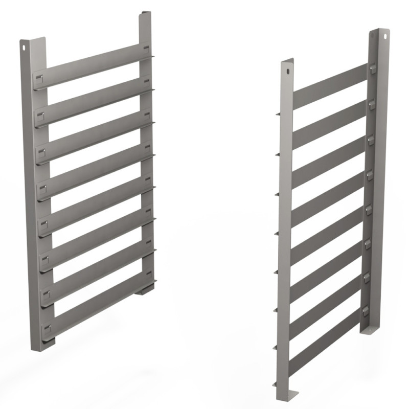 Structures à platines 8 niveaux, piètement 5x EN (GN)