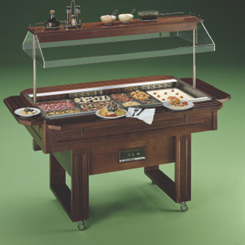 Buffet vitrocéramique capacité 4 GN 1/1 Buffet vitrocéramique capacité 4 GN 1/1