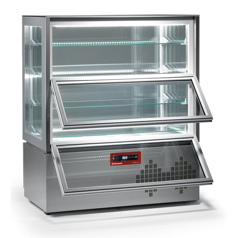 Vitrine "FULL vitrée", 4 niveaux, 2 portes, ventilée Vitrine "FULL vitrée", 4 niveaux, 2 portes, ventilée