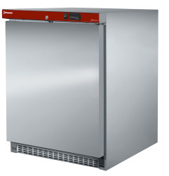 Congélateur statique, 150 litres. acier inox