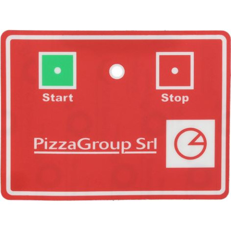 CLAVIER A TOUCHES EN POLYCARBONATE PIZZAGROUP