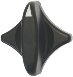 BOUTON MANETTE NOIRE ROBINET GAZ BOURGEOIS SOLYMAC