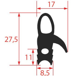 JOINT CORNUE NM THT PR10F1 (prix au mètre)