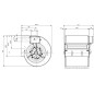 Moteur ventilateur 9/9 extracteur hotte (SAFTAIR VMI 9/9-4)