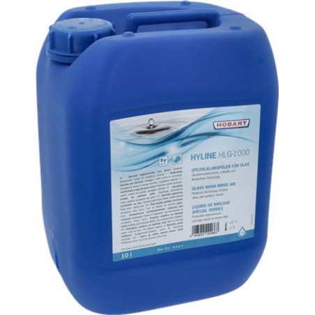 PRODUIT DE RINCAGE "Verres" BIDON 10 LITRES HLG-1000
