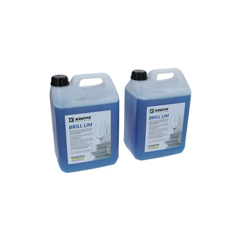 PRODUIT DE RINCAGE KRUPPS BRILL LIM CB5X2 - 2 bidons de 5 kg PRODUIT DE RINCAGE KRUPPS BRILL LIM CB5X2 - 2 bidons de 5 kg