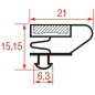 JOINT 1048 ou 9796 A ENCASTRER 1620x670 mm INOMAK CE2140, CA170