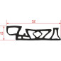 JOINT D'ARRET CHARIOT 565 mm 24.00.187P - 24.00.187 - RT2400187