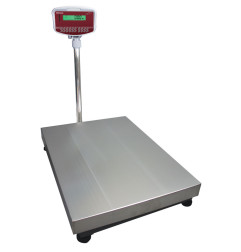 Bascule électronique inox avec colonne, 300Kg x 20g