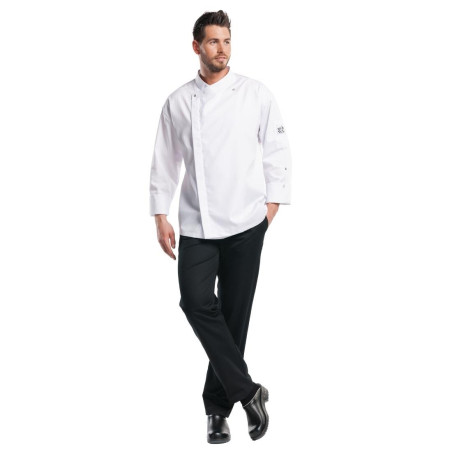 Pantalon de cuisine mixte Chaud Devant Nero noir 46