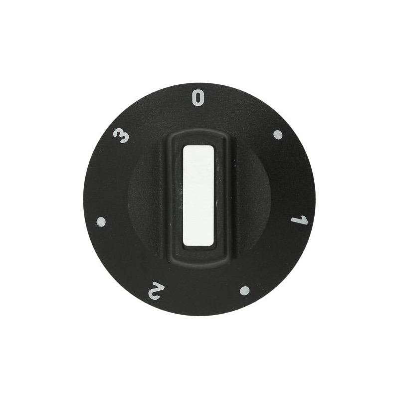 MANETTE NOIRE ø 50 mm 0-1-2-3 PT0113