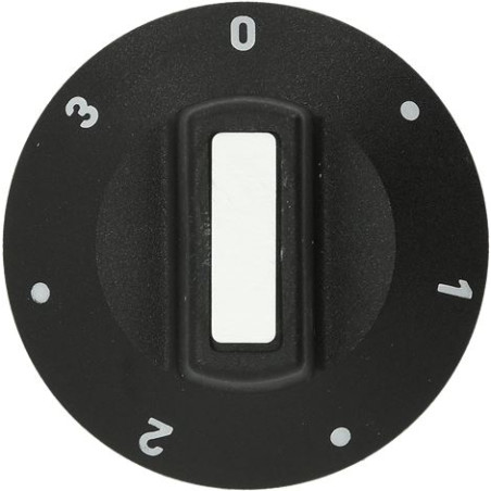 MANETTE NOIRE ø 50 mm 0-1-2-3 PT0113