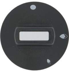 MANETTE NOIRE ø 52 mm SERIGRAPHIE PT0114