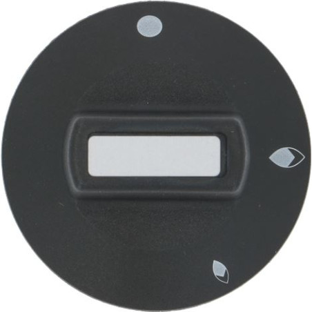 MANETTE NOIRE ø 52 mm SERIGRAPHIE PT0114