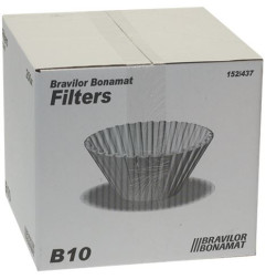 FILTRE PAPIER CORBEILLE ø 152/437 mm BONAMAT B10 (250 pièces)