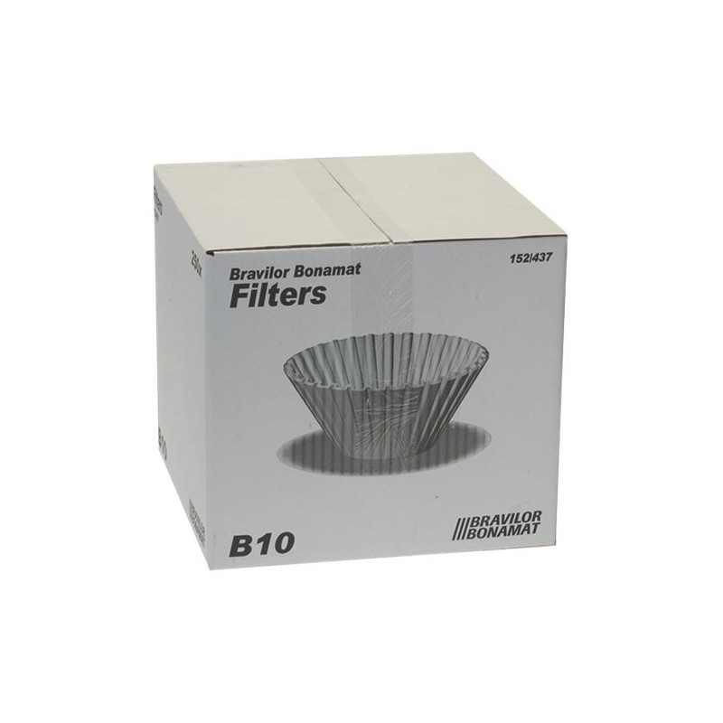 FILTRE PAPIER CORBEILLE ø 152/437 mm BONAMAT B10 (250 pièces)