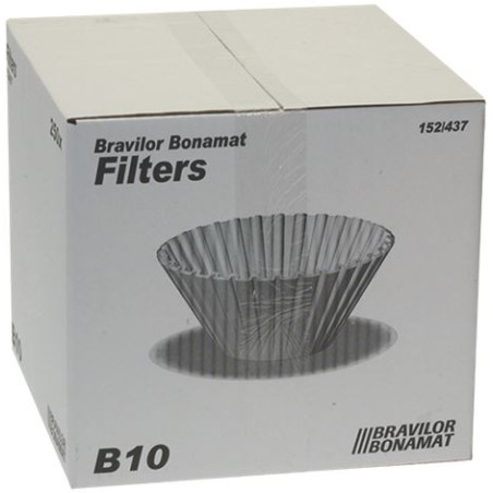 FILTRE PAPIER CORBEILLE ø 152/437 mm BONAMAT B10 (250 pièces)