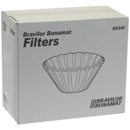 FILTRE PAPIER CORBEILLE ø 85/245 mm BONAMAT ANIMO (1000 pièces)