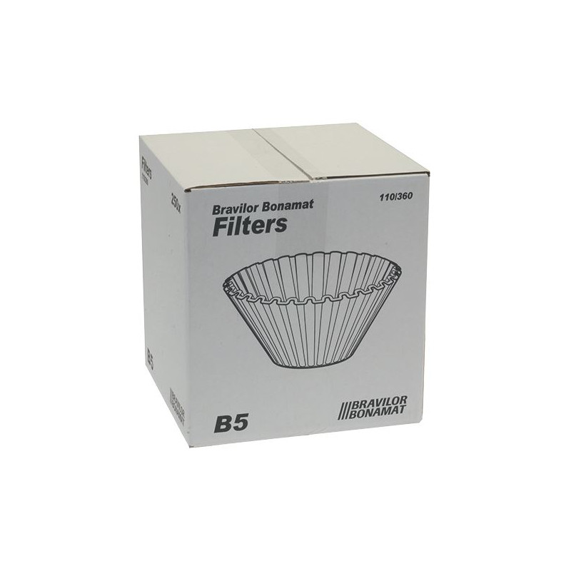 FILTRE PAPIER CORBEILLE ø 110/360 mm B5 BONAMAT (250 pièces)