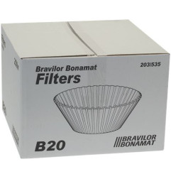 FILTRE PAPIER CORBEILLE ø 203/535 mm B20 BONAMAT (250 pièces)