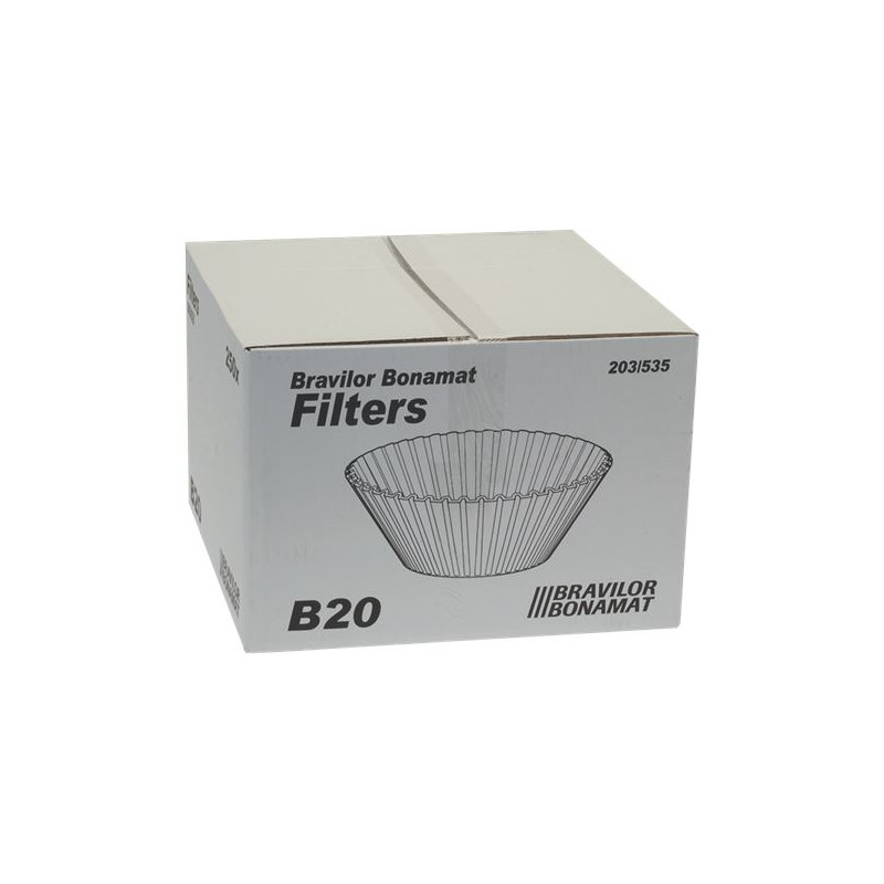 FILTRE PAPIER CORBEILLE ø 203/535 mm B20 BONAMAT (250 pièces)