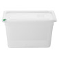 Bacs PP Hygiplas Click GN 1/3 avec couvercles et 7 clips de couleur 200mm 6,9L (lot de 4)