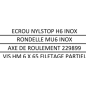 Ensemble mécnique tournus pour chariot constant 253194x1 - 256150x2 - 228275x2 - 252538x1