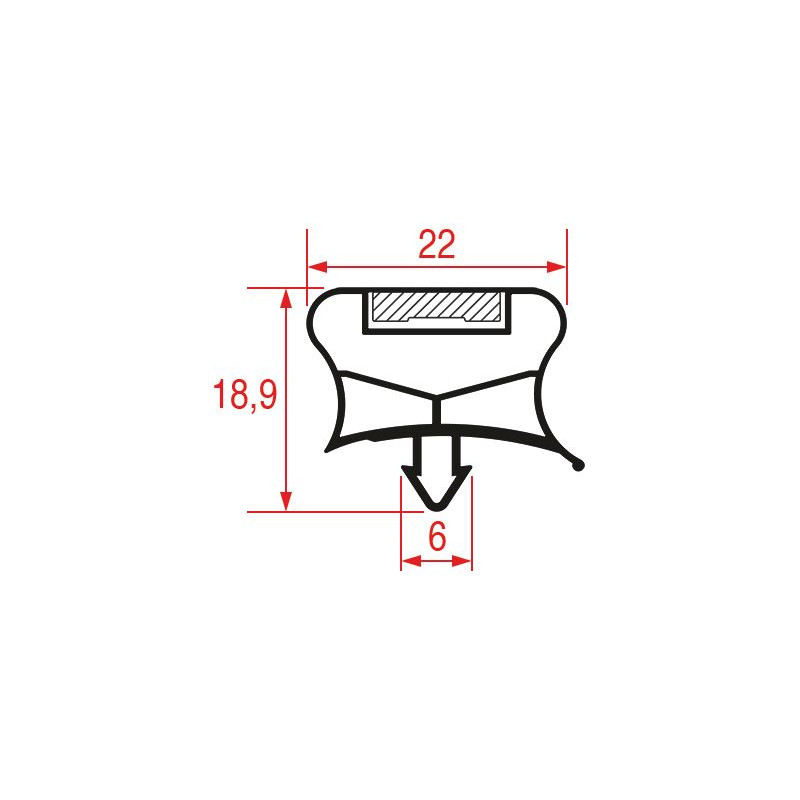 JOINT A ENCASTRER 682x423mm cellule WHIRLPOOL-ELECTROLUX JOINT A ENCASTRER 682x423mm cellule WHIRLPOOL-ELECTROLUX