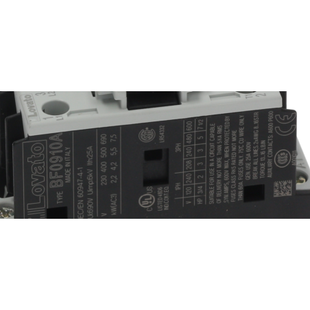 CONTACTEUR LOVATO BF0910A