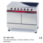 Fourneau électrique, 5 foyers radiants, 2 fours électriques CE1052VTR