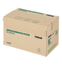 Vogue Boîte de Coupe de Rouleau Compostable pour Emballage Sous Vide 20cm x 30m