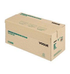 Boîte de coupe pour rouleau de sac aspirateur compostable Vogue 30 cm x 30 m