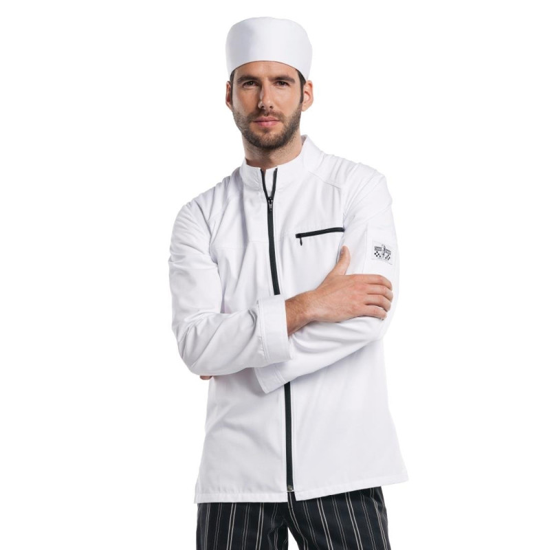 Veste de cuisine mixte Chaud Devant Modena blanche L