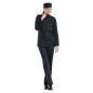 Veste de cuisine mixte Chaud Devant Hilton Poco manches longues noire L