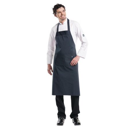 Tablier bavette Chaud Devant Antra gris anthracite