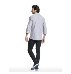 Veste de cuisine homme grise Chaud Devant Nordic taille L 