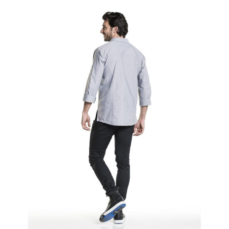 Veste de cuisine homme grise Chaud Devant Nordic taille L 