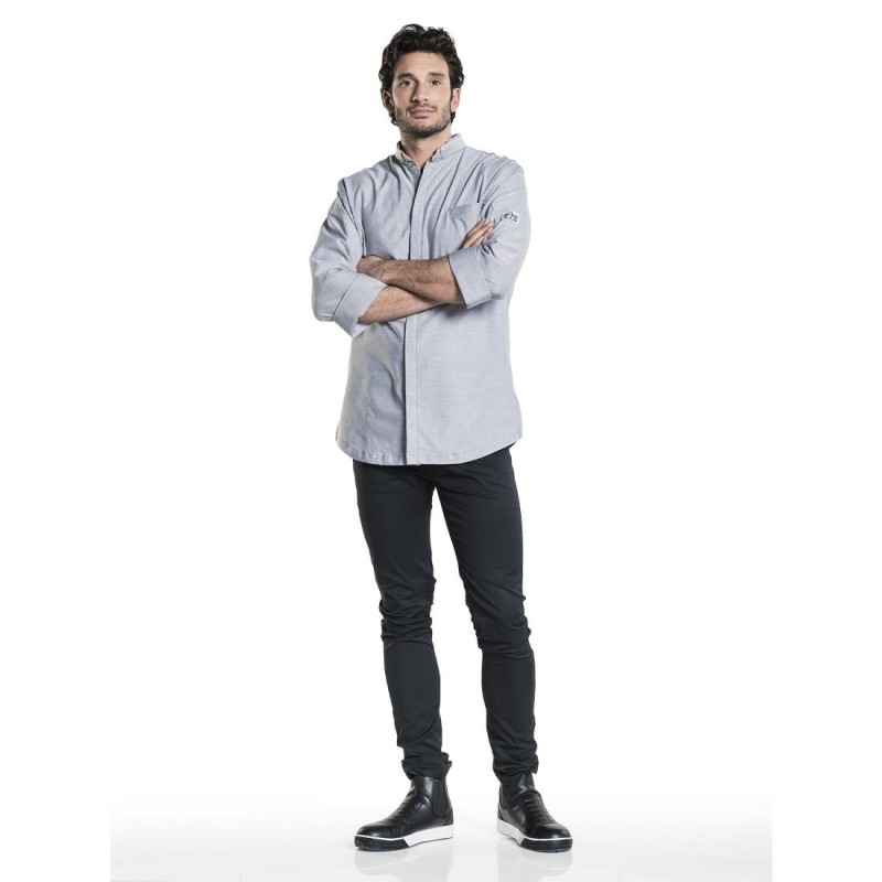 Veste de cuisine homme grise Chaud Devant Nordic taille XL 
