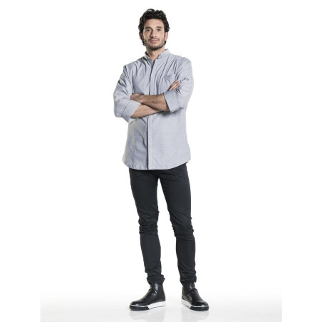 Veste de cuisine homme grise Chaud Devant Nordic taille XL 