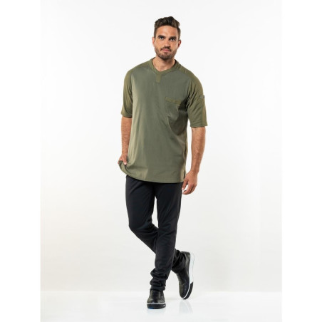 T-shirt mixte manches courtes Chaud Devant Valente UFX vert taille L