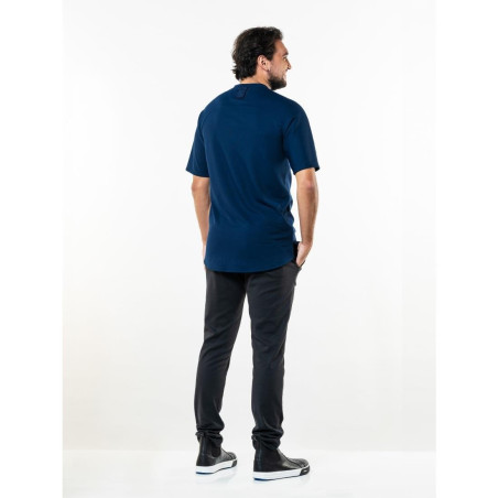 T-shirt mixte manches courtes Chaud Devant Valente UFX marine taille L