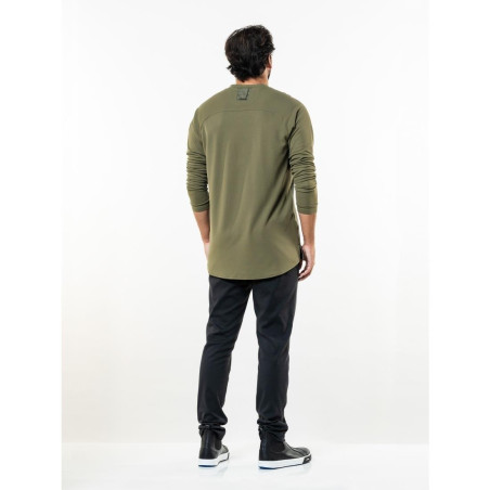T-shirt mixte manches longues Chaud Devant Valente UFX vert taille L