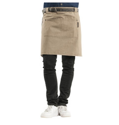 Tablier mixte Chaud Devant Forene Denim marron 70x50 cm