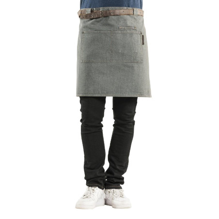 Tablier mixte Chaud Devant Forene Denim gris 70x50 cm