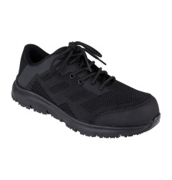 Baskets de sécurité en mesh semelle super confort Slipbuster noires 40
