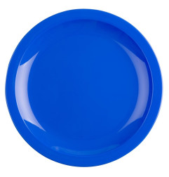 Assiettes en polypropylène Olympia Kristallon bleues 230mm (lot de 12)