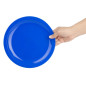 Assiettes en polypropylène Olympia Kristallon bleues 230mm (lot de 12)