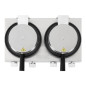 Gaufrier belge rond double Buffalo